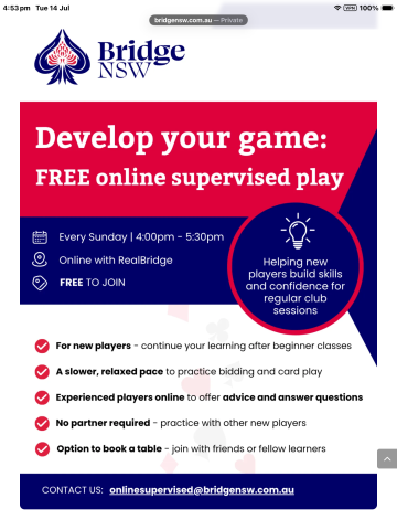 Online Supervised Play